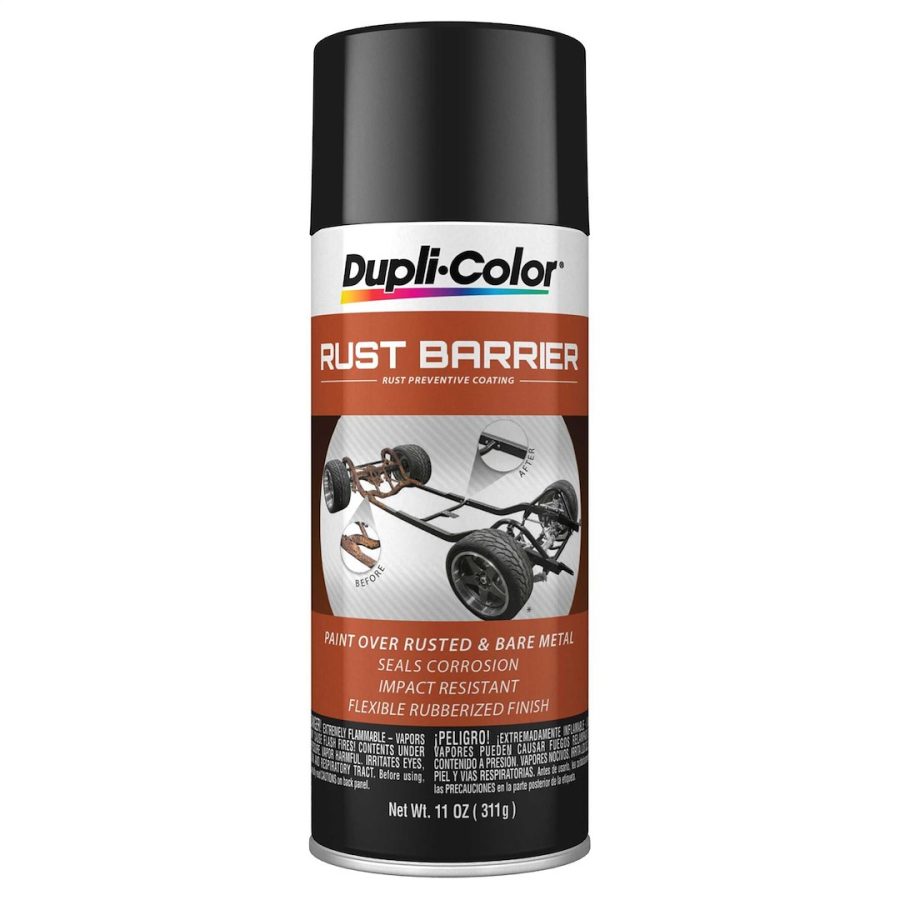 VHT RBA101 RUST BARER GLOS BLK AERSL, Use To Prevent Rust on Bare Metal/ Rusted Surface; 11 Aerosol Can; Spray-On; Single; Gloss Black