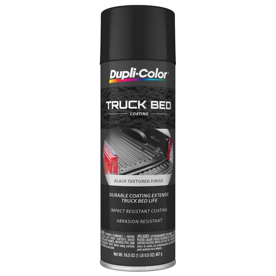 VHT TR250 TRUCK BED COATING SPRAY, Spray-On; Black; Vinyl Polymer; 16.5 Aerosol Can