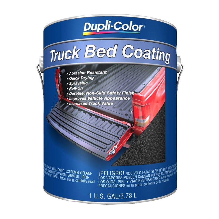 VHT TRG252 TRUCK BED COATING BLK GAL, Paint-On; 1 Gallon; Black