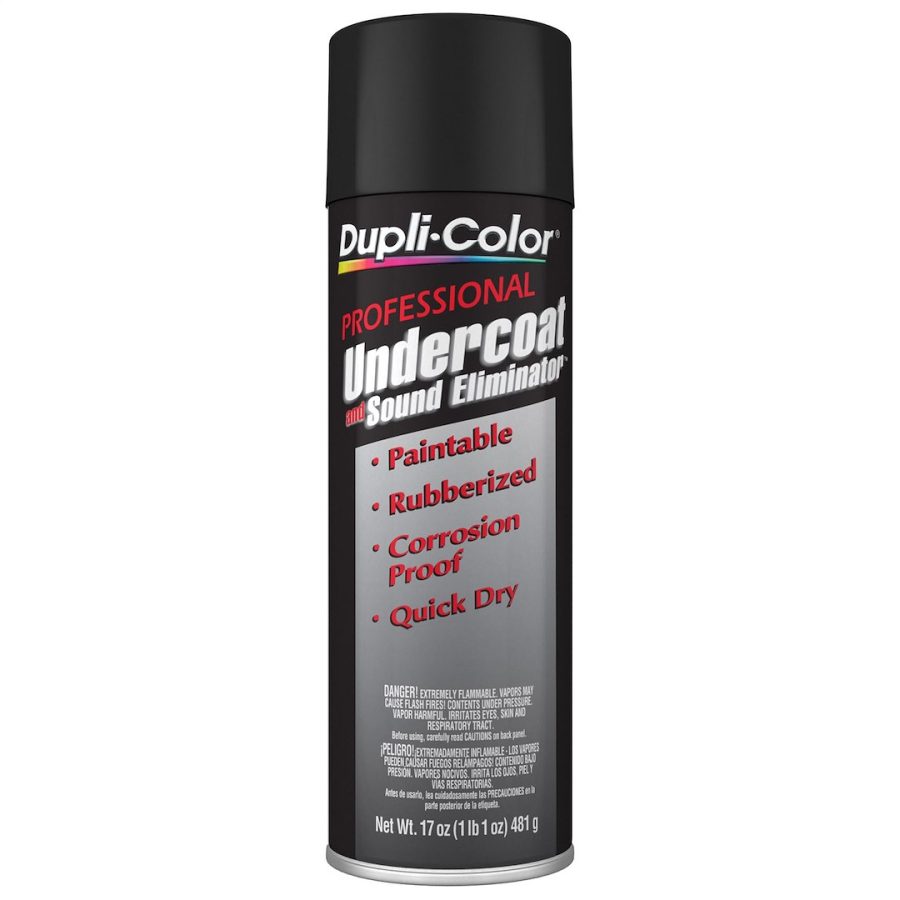 VHT UC102 PROFESSIONAL UNDERCOAT, Paintable Rubberized and Sound Eliminator; Black; 17 Ounce Aerosol Can; Single