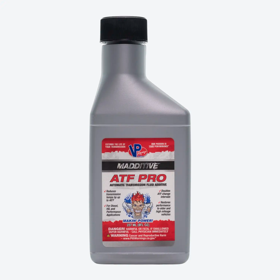 VP FUEL 2037 ATF PRO TRANSMISSION ADDITIVE 8OZ R, Use To Eliminates Torque Converter Shudders/ Clutch Pack Chatters And Shudders; 8 Ounce Bottle; Single