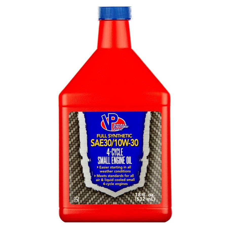 VP FUEL 2927 4 CYCLE SAE 10WT/30WT FULL SYN SMAL, SAE 30/ 10W-30; Used For 4 Cycle Small Engines; Full Synthetic; 18 Ounce Bottle; Single