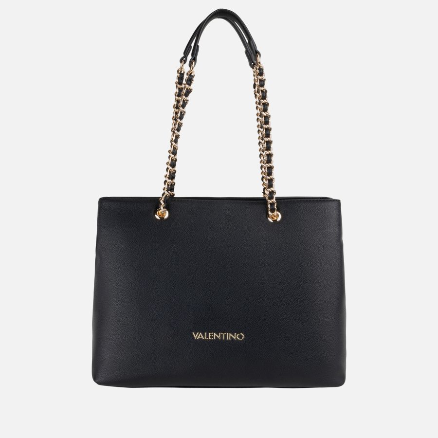 Valentino Arcadia Faux Leather Shopping Bag