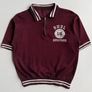 Vintage Champion 'BHBL SPARTANS' Quarter zip Uniform