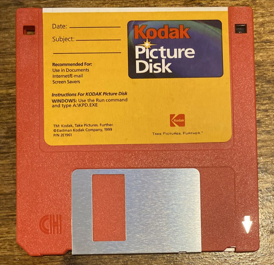 Vintage Kodak Picture Disk 1.44mb Floppy for IBM PC Computer *Tested Good*