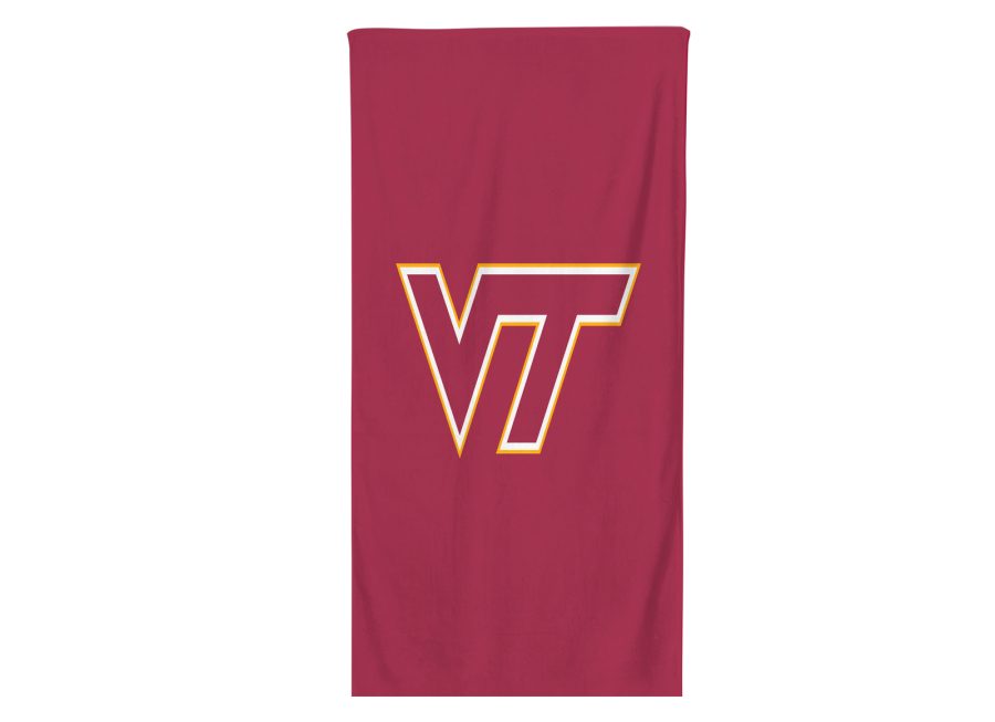 Virginia Tech Hokies NCAAF Beach Bath Towel Swimming Pool Holiday Vacation Gift