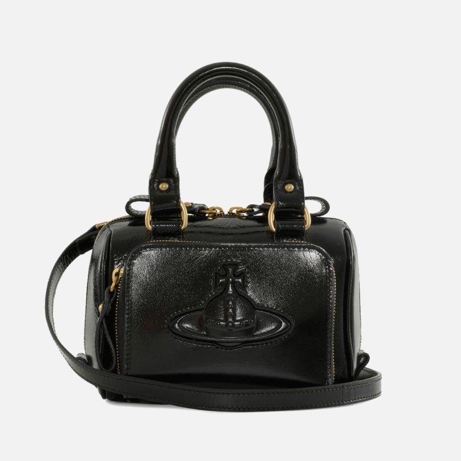 Vivienne Westwood Women's Chelsea Bowling Bag S - Black Inj Orb