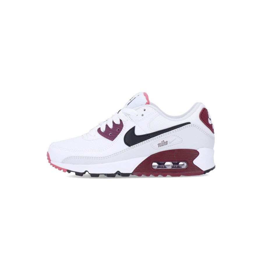 W Air Max 90 Women's Low Shoe White/black/dark Beetroot/archaeo Pink