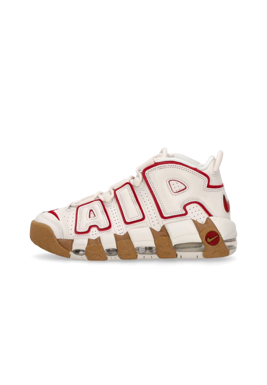 W Air More Uptempo Phantom/gym Red/gum Light Brown/clear Women's High Shoe