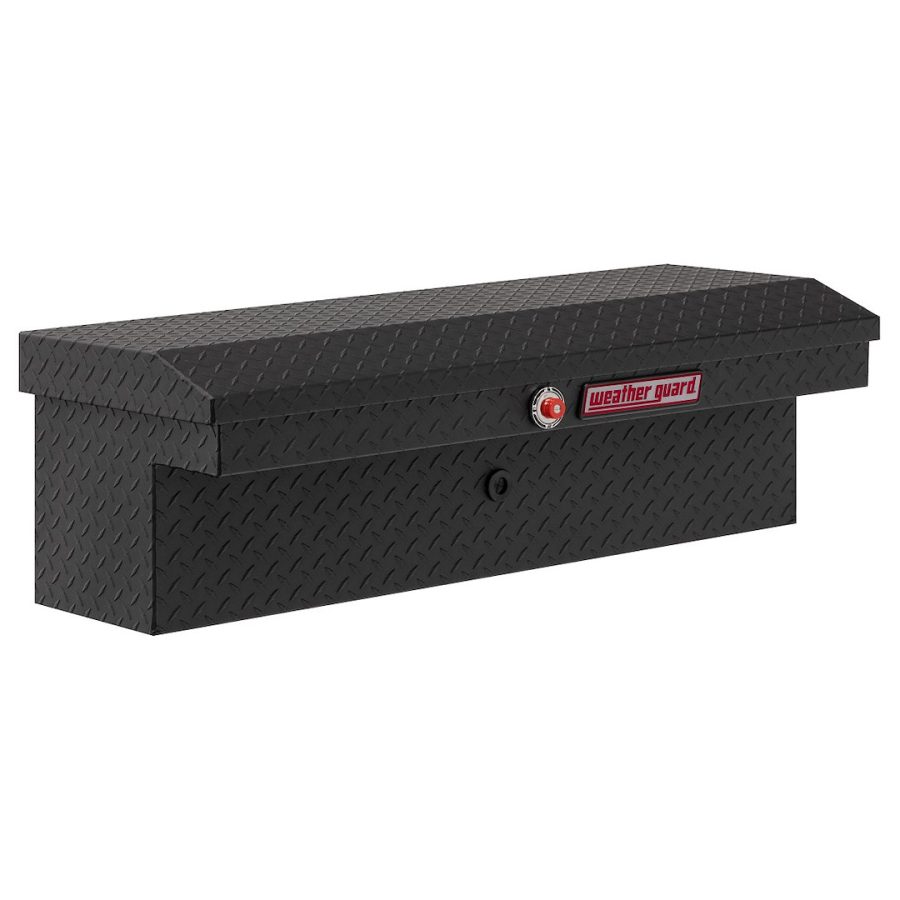 WEATHER GUARD 180-52-04 LO-SIDE BOX, Lo-Side; Low Profile; Single Lid; Powder Coated; Textured Matte Black; Aluminum; 41 Inch Length x 17 Inch Width x 13 Inch Height; 3 Cubic Feet Capacity