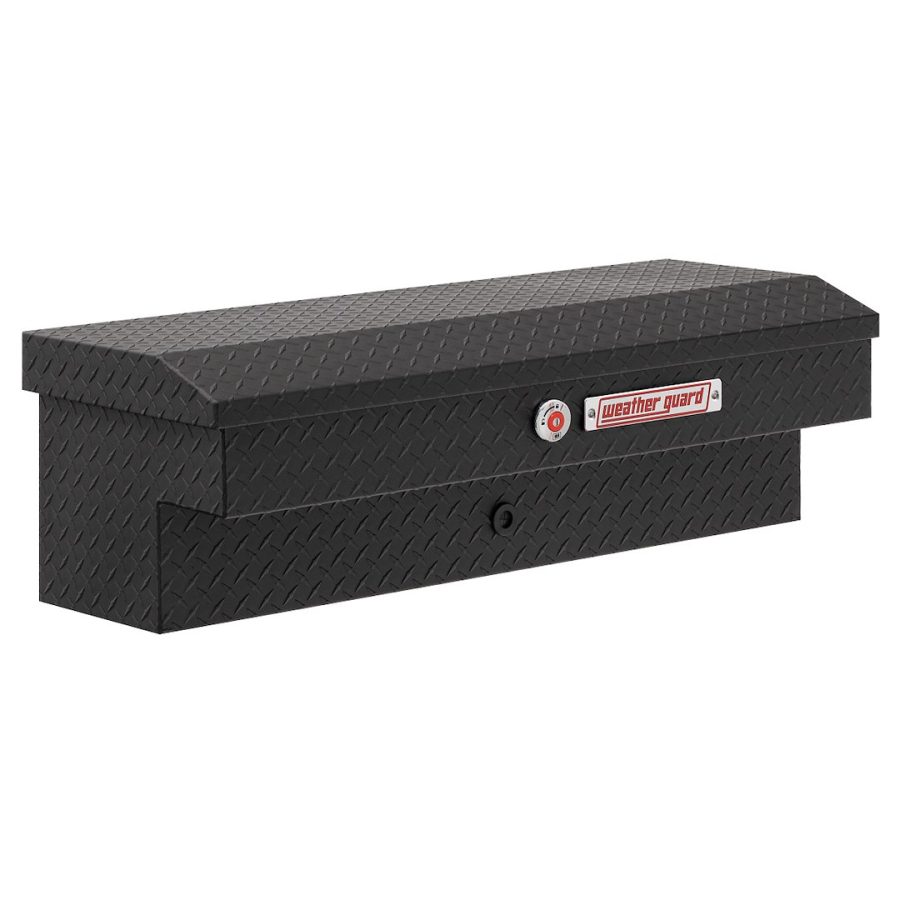 WEATHER GUARD 184-52-04 LO-SIDE BOX, Lo-Side; Single Lid; Powder Coated; Textured Matte Black; Aluminum; 41 Inch Length x 17 Inch Width x 13 Inch Height; 3 Cubic Feet Capacity