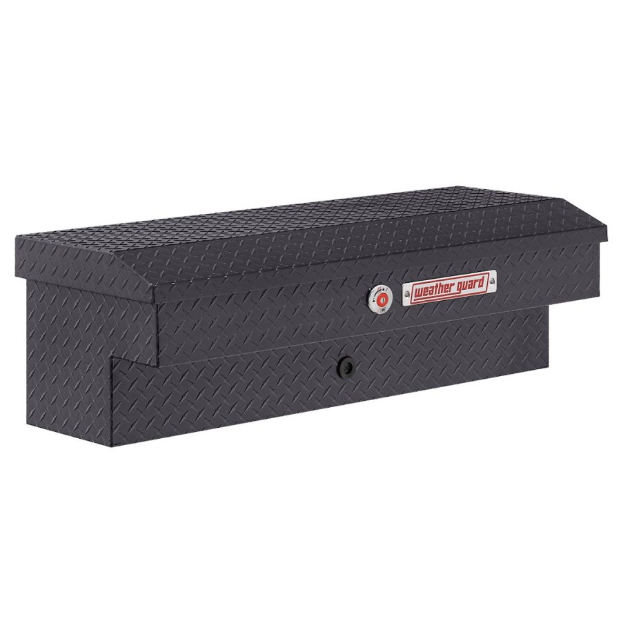 WEATHER GUARD 184-6-04 LO-SIDE BOX, Lo-Side; Single Lid; Powder Coated; Gunmetal Gray; Aluminum; 41 Inch Length x 17 Inch Width x 13 Inch Height; 3 Cubic Feet Capacity