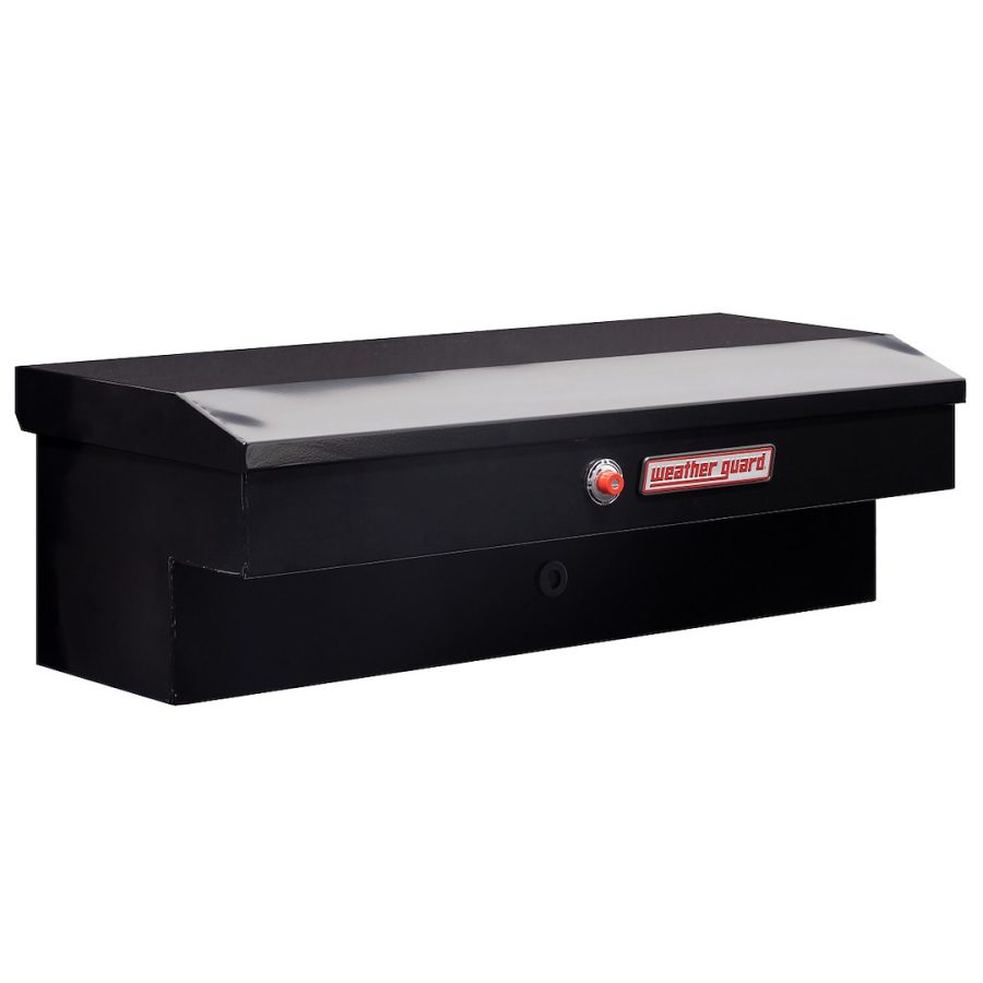 WEATHER GUARD 185-5-04 LO-SIDE BOX, Lo-Side; Single Lid; Powder Coated; Gloss Black; Steel; 41 Inch Length x 17 Inch Width x 13 Inch Height; 3 Cubic Feet Capacity