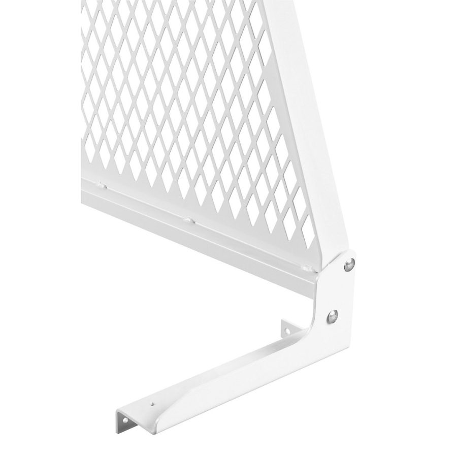 WEATHER GUARD 1912-3-02 CAB PRTCTR MTN 61.5-62.0FT WHT, For Use with Protect-A-Rail Headache Rack; White; Steel