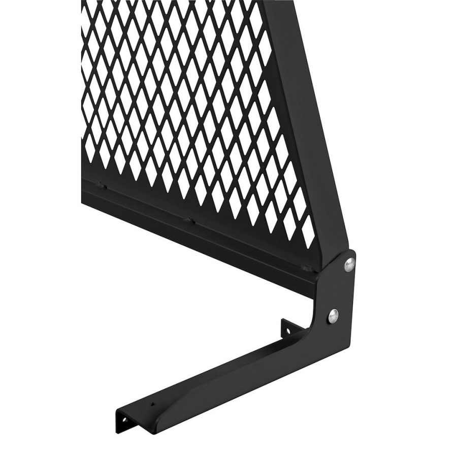 WEATHER GUARD 1912-5-01 DODGE MTG. BASE (BLACK), For Use with Protect-A-Rail Headache Rack; Black; Steel