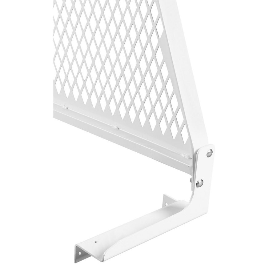 WEATHER GUARD 1925-3-02 CAB PRTCTR MTN 65.0-65.5FT WHT, For Use with Protect-A-Rail Headache Rack; 13 Inch Length x 4 Inch Width x 6 Inch Height; White; Powder Coated; Steel