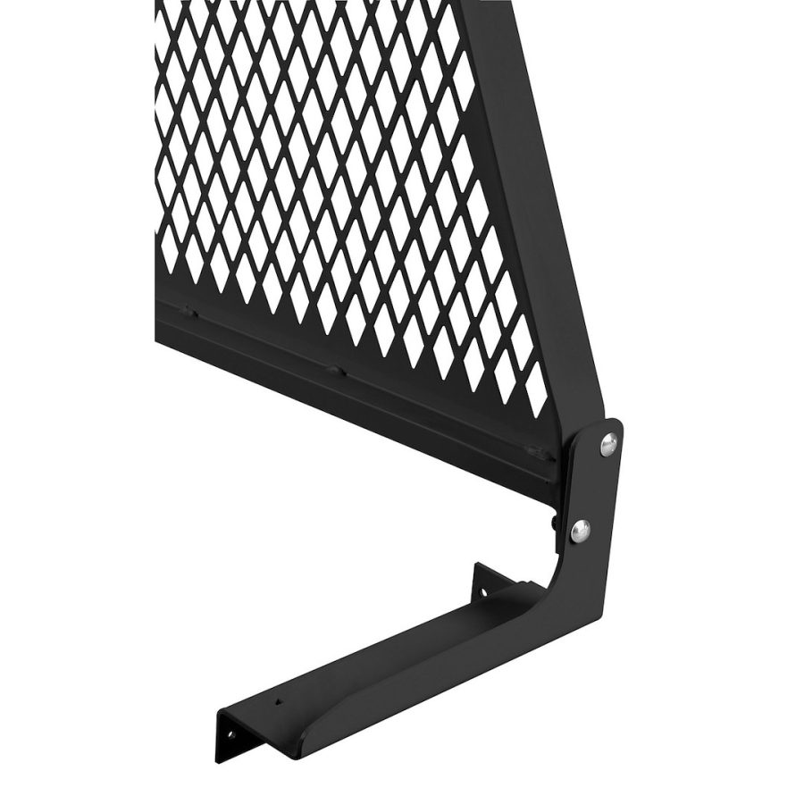 WEATHER GUARD 1925-5-02 CAB PRTCTR MTN 65.0-65.5FT BLK, For Use with Protect-A-Rail Headache Rack; 13 Inch Length x 4 Inch Width x 6 Inch Height; Black; Powder Coated; Steel