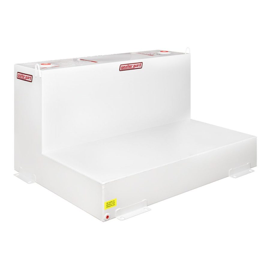 WEATHER GUARD 362-3-02 110 GALLON L TRANSFER TANK, Not DOT Approved For Transport Of Flammable Liquids; Not To Be Used As An Auxiliary Fuel Tank To Feed Directly Into Fuel System; Diesel/ Hydraulic; L-Shape