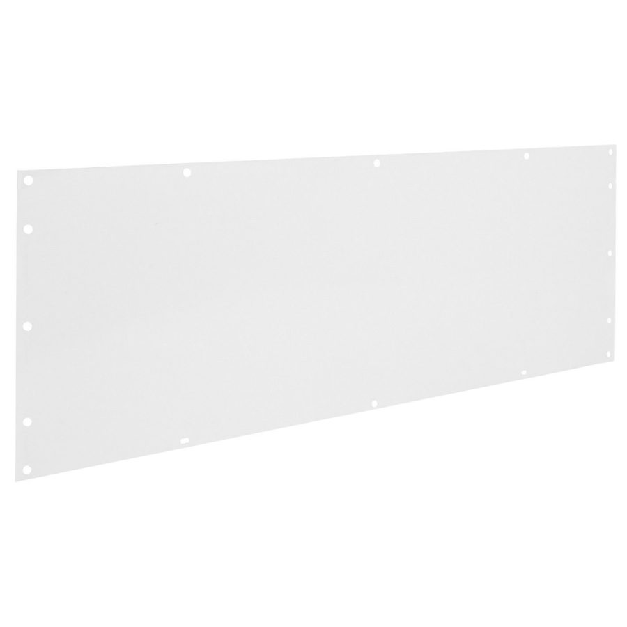 WEATHER GUARD 9603-3-01 BACK PANEL SHORT, 36 Inch Width x 14-1/2 Inch Height; Steel; White