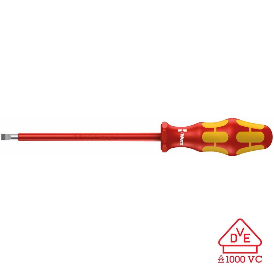 WERA 05006125001 VDE Insulated Screwdriver: Slotted 6.5mm