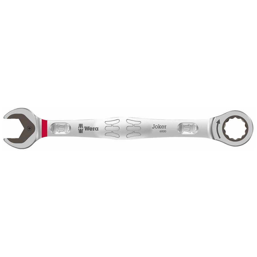 WERA 05073277001 Metric Ratcheting Wrench: 17mm