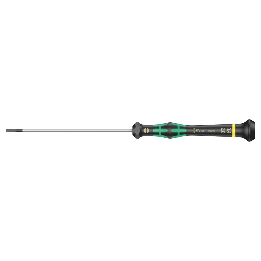 WERA 05117995001 Micro Electronics Precision Slotted Screwdriver - 3mm Head