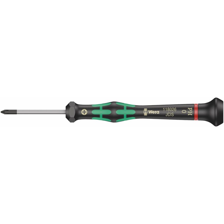 WERA 05118023001 Micro Electronics Precision Phillips Screwdriver PH #1 x 60mm