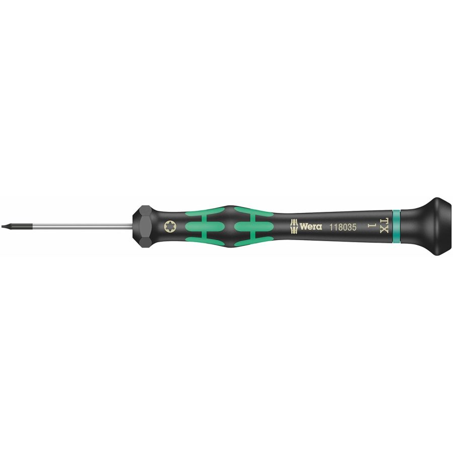 WERA 05118035001 Micro Electronics Precision Torx Screwdriver TX #1 x 40mm