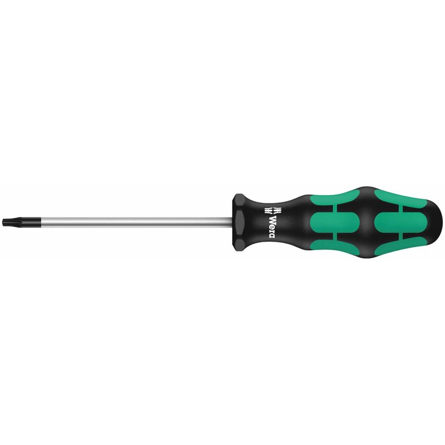 WERA 05138261001 Screwdriver: Tamper-Proof Torx BO TX #15 x 80mm (with Bore Hole)