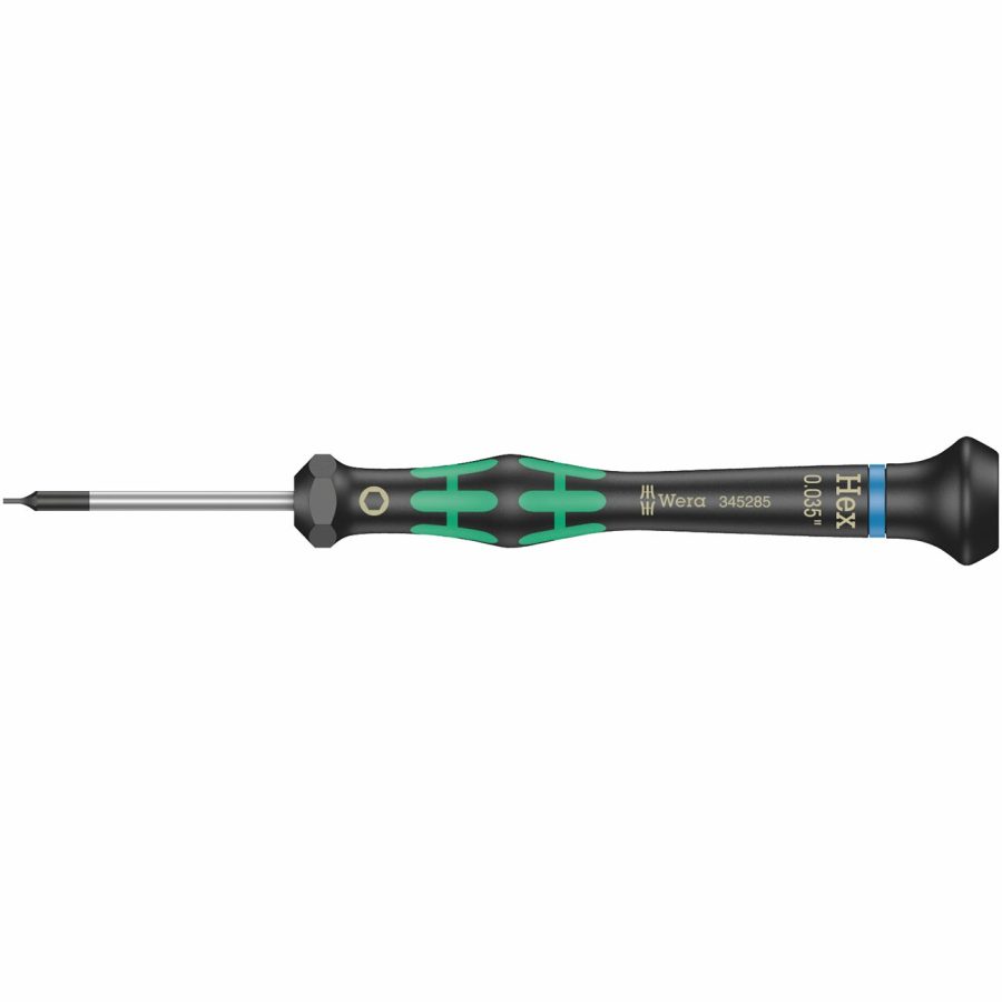 WERA 05345285001 Micro Electronics Precision Hex-Plus SAE Screwdriver HP 0.035 x 40mm