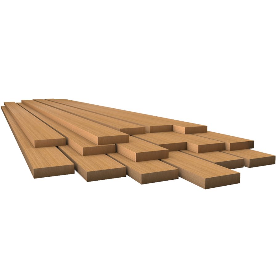 WHITECAP 60818 TEAK LUMBER - 7/8 INCH X 4 INCH X 36 INCH