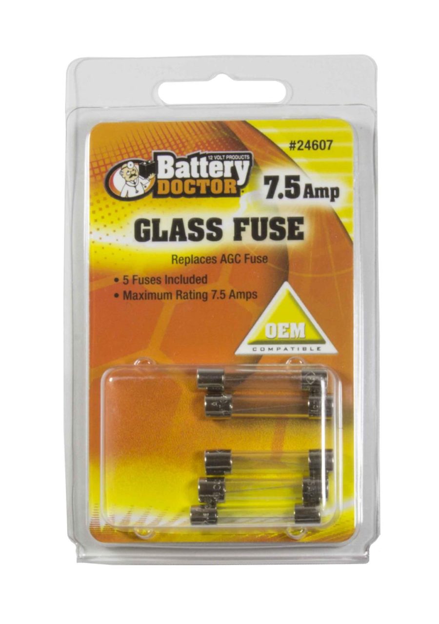 WIRTHCO 24607 AGC Glass Fuse, 5 Pack