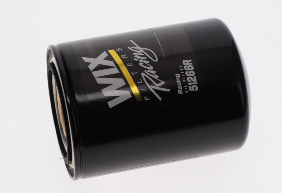 WIX 51268R LUBE, Spin-On Style; Full Flow Paper Media; Without Bypass Valve; Without Removal Nut; 3.6 Inch Outside Diameter x 5.21 Inch Height; Black Housing With Wix Racing Logo; Rubber Gasket; 1-1/8 -16 Inch Thread Size