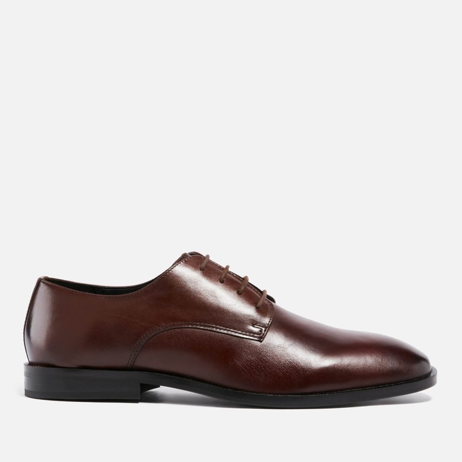 Walk London Men's Alex Derby Leather Shoes - UK 8