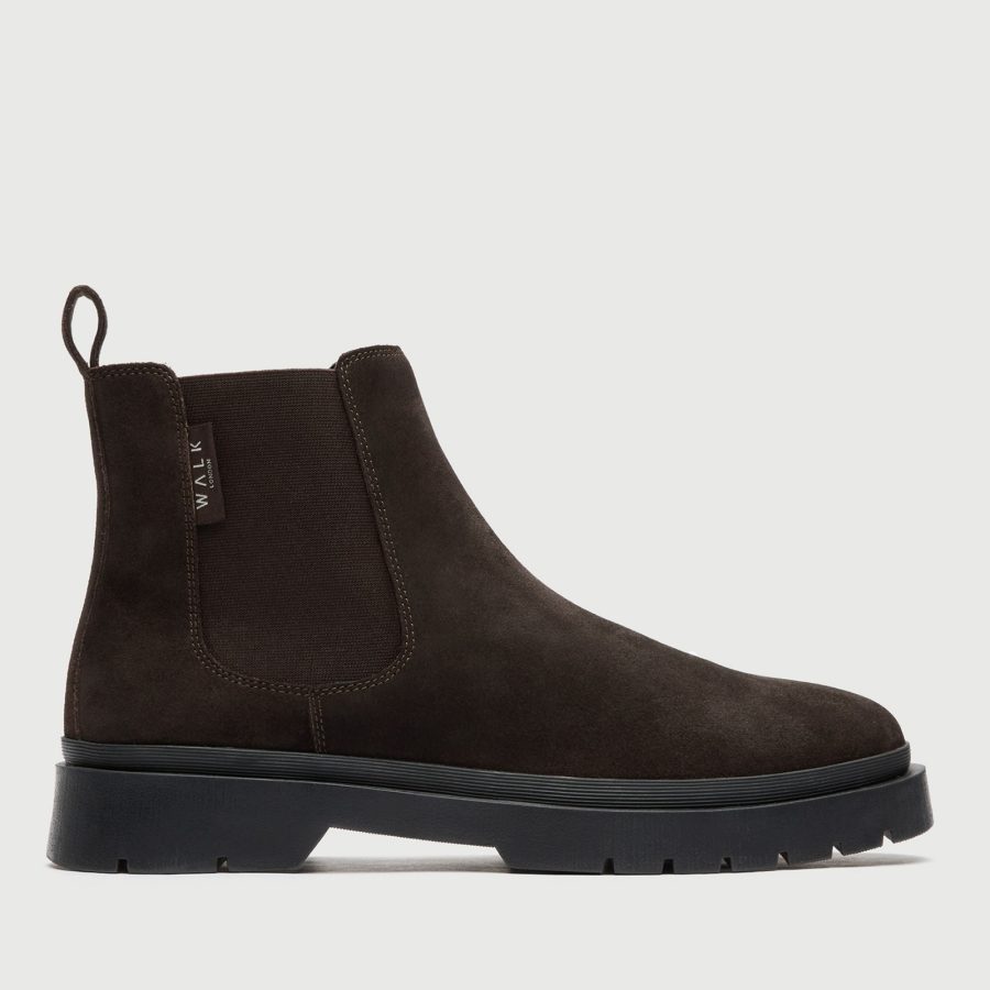 Walk London Men's Callum Suede Chelsea Boots - UK 10