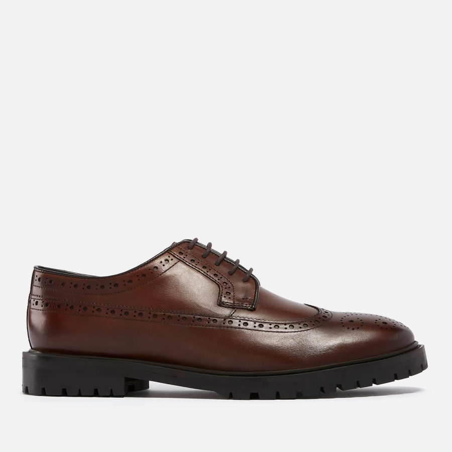 Walk London Men's James Leather Brogues - UK 7