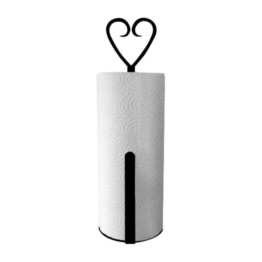 Wall Mounted Vertical Paper Towel Holder In Heart Or Star Design