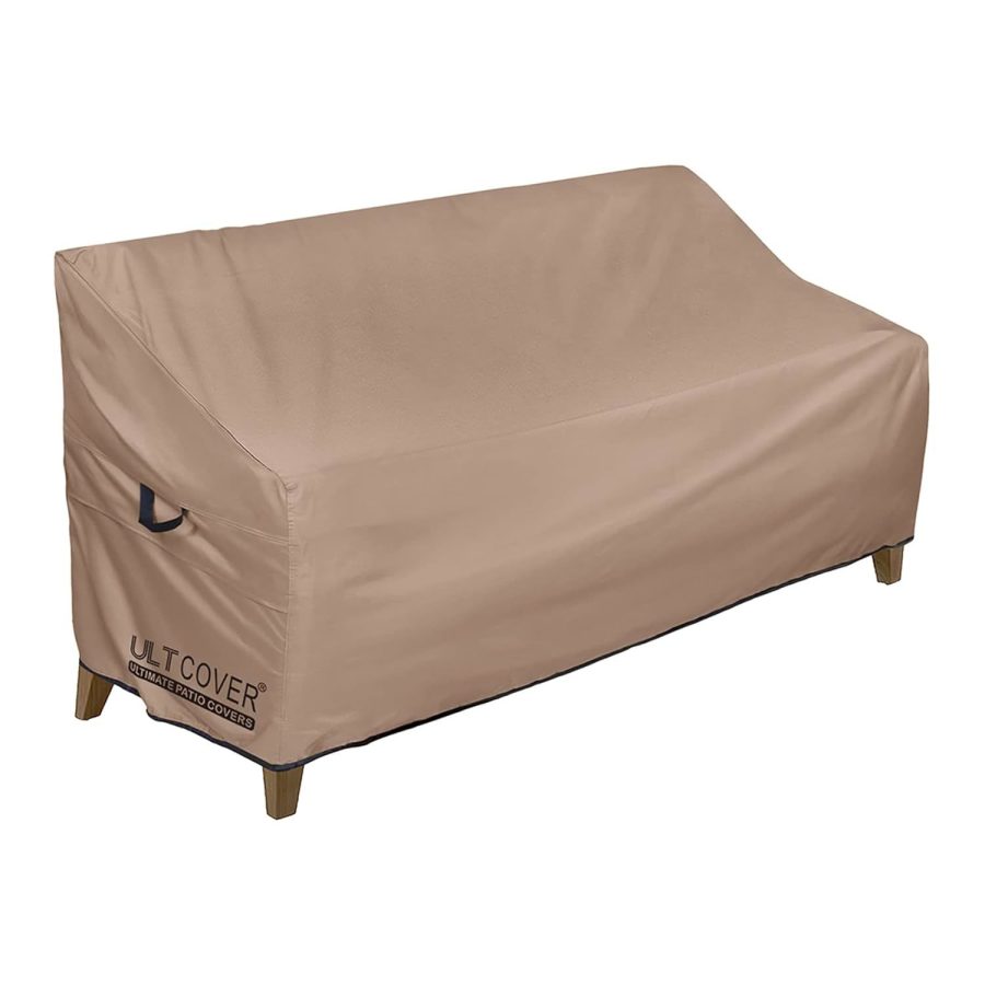 Waterproof Outdoor Sofa Cover - Durable Patio Bench Covers 58W X 28D X 35H Inch