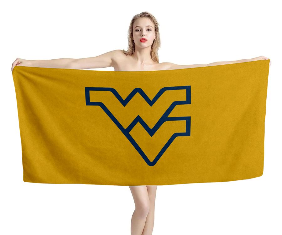 West Virginia Mountaineers NCAAF Beach Bath Towel Swimming Pool Holiday Gift