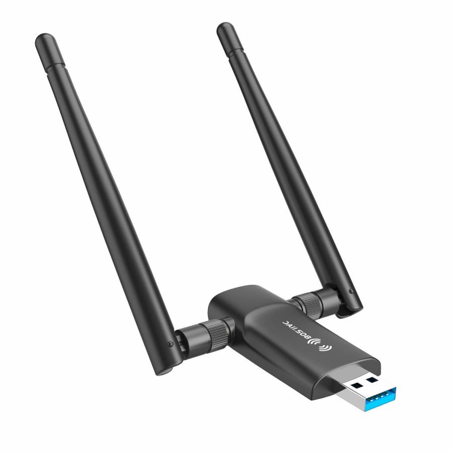 Wireless Usb Wifi Adapter For Pc - 1200Mbps Dual 5Dbi Antennas 5G/2.4G Wifi Adap