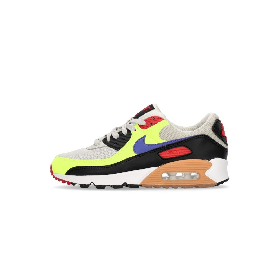 Wmns Air Max 90 Light Bone/lt Ultramarine/volt/black Women's Low Shoe