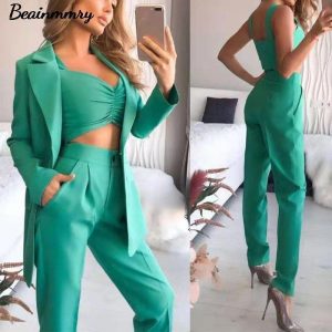 Women 3 Pieces Suits