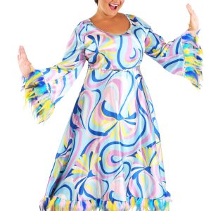 Women's 60's Mama Plus Size Costume Dress