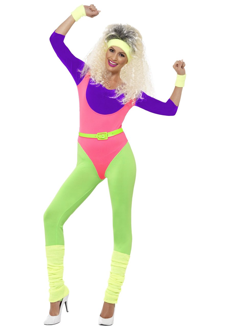 Women's 80s Workout Costume