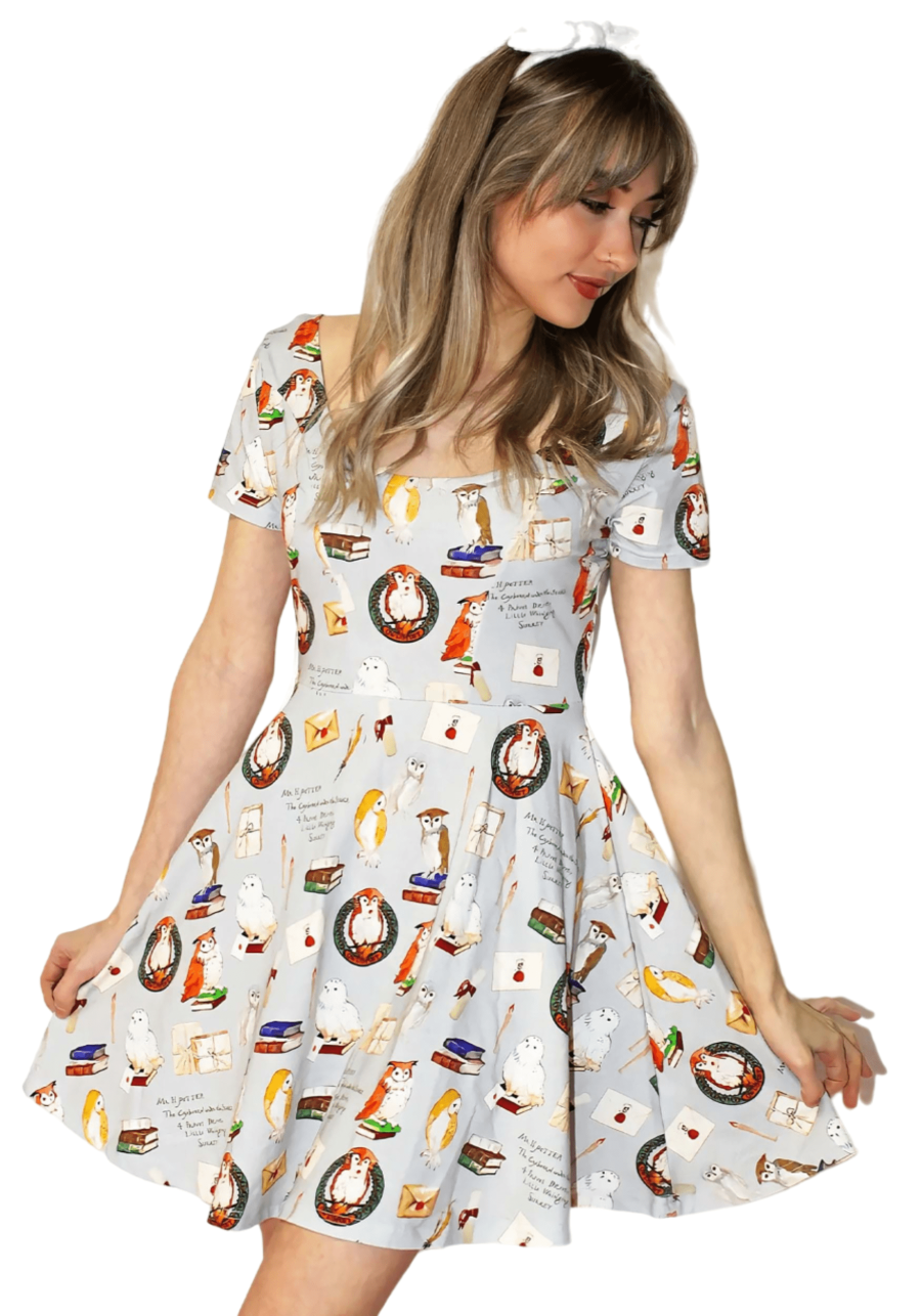 Women's Cakeworthy Owl Post Scoop Neck Dress