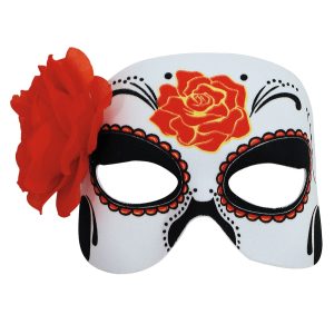 Womens Day of the Dead Half Mask