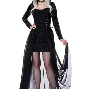 Women's Gothic Hooded Costume Dress