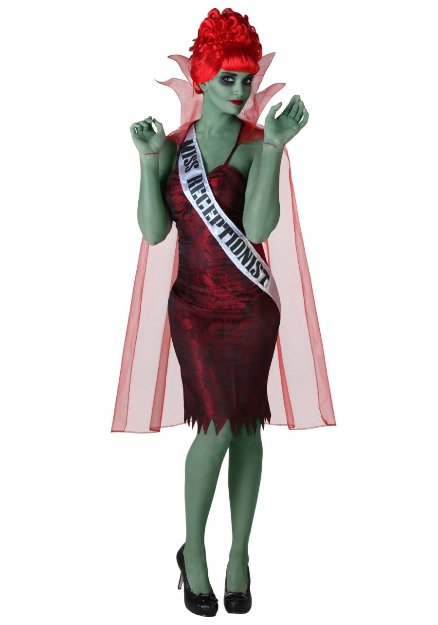 Women's Miss Dead Receptionist Costume Dress