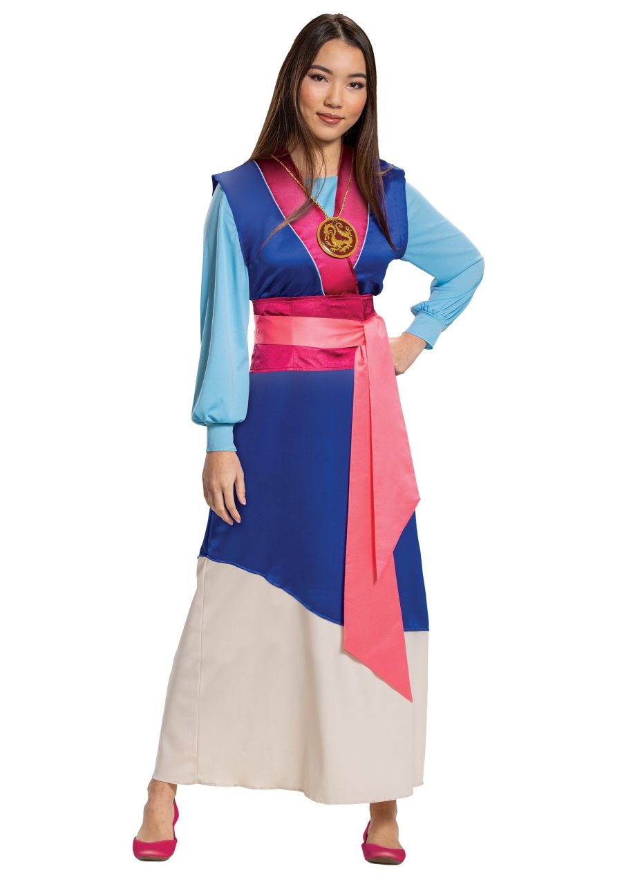 Women's Mulan Blue Dress Costume