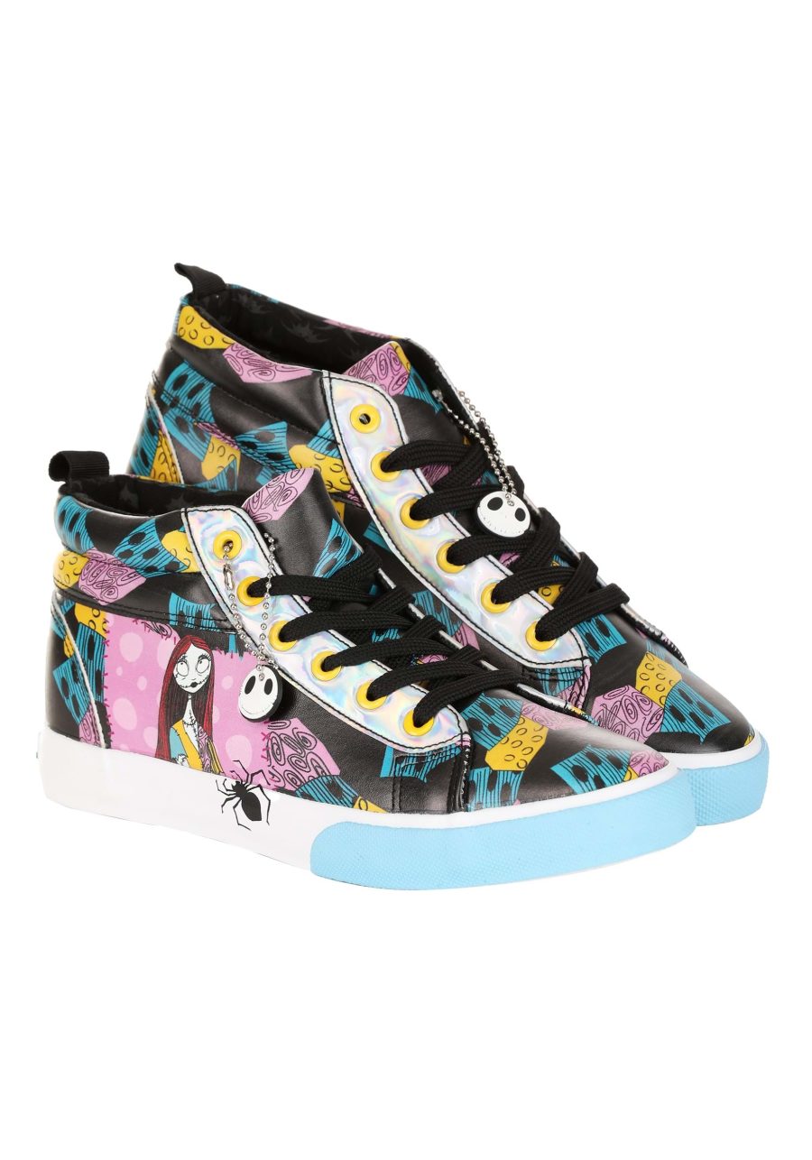 Women's Nightmare Before Christmas Sally High-Top Sneakers